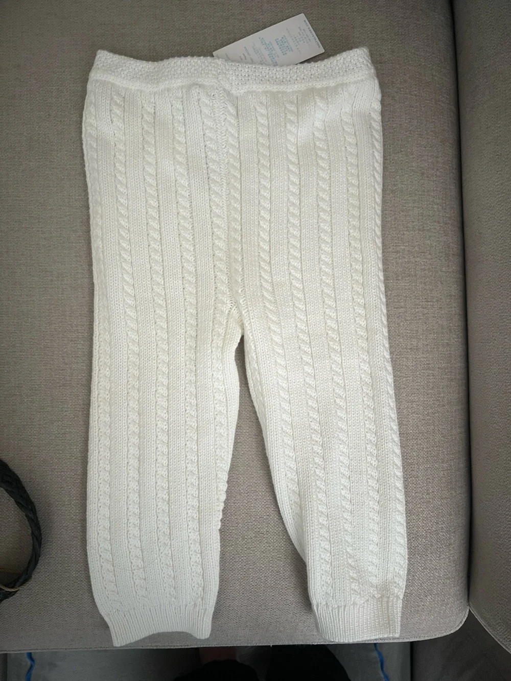 Ralph Lauren Cable-Knit Cotton Sweater Pant